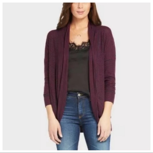 Anthropologie Sundry Striped Comfortable Cozy Cardigan - Picture 7 of 8